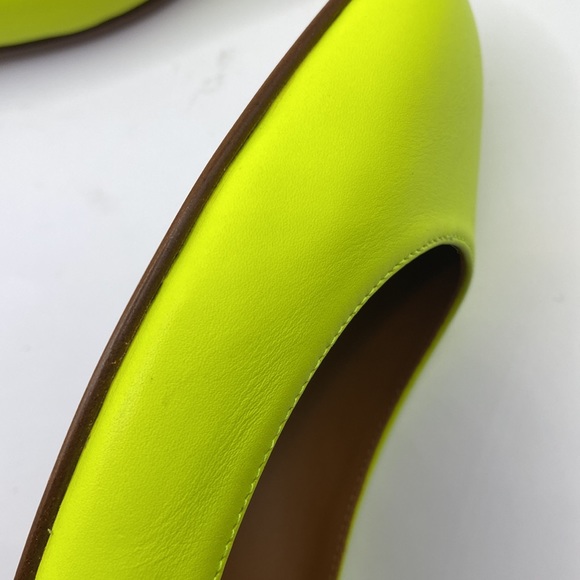 Valentino Neon Green Flats - Picture 8 of 11